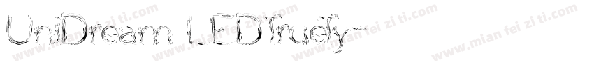 UniDream LEDTrueTy字体转换